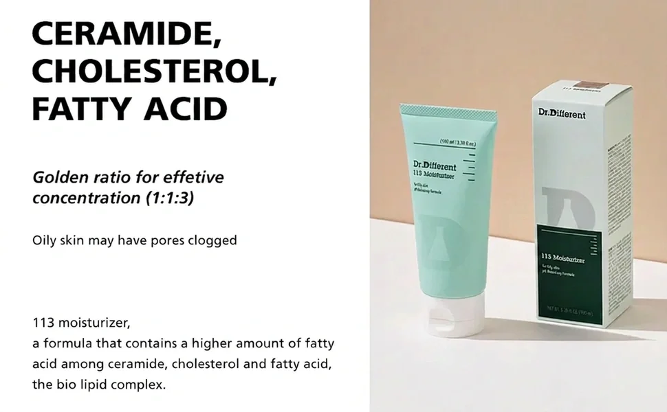 Dr.Different 113 Moisturizer For Oily Skin 3.38 fl. oz.(100ml) detail 3