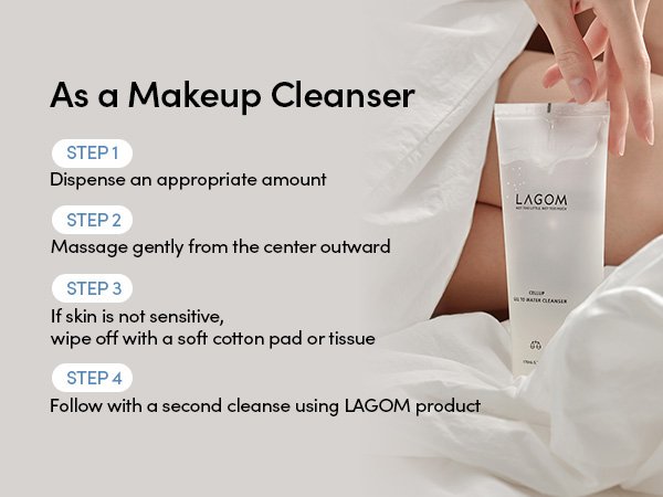 LAGOM Cellup Gel To Water Cleanser 5.57 fl. oz.(170ml) detail 7