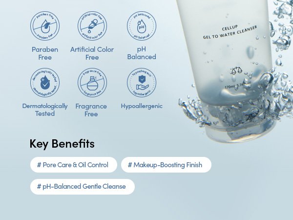 [2options] LAGOM Cellup Gel To Water Cleanser 5.57 fl. oz.(170ml) detail 5