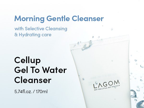 LAGOM Cellup Gel To Water Cleanser 5.57 fl. oz.(170ml) detail 1