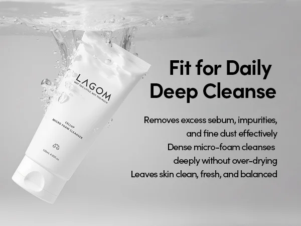 [2options] LAGOM Cellup Micro Foam Cleanser 4.06 fl. oz.(120ml) detail 6