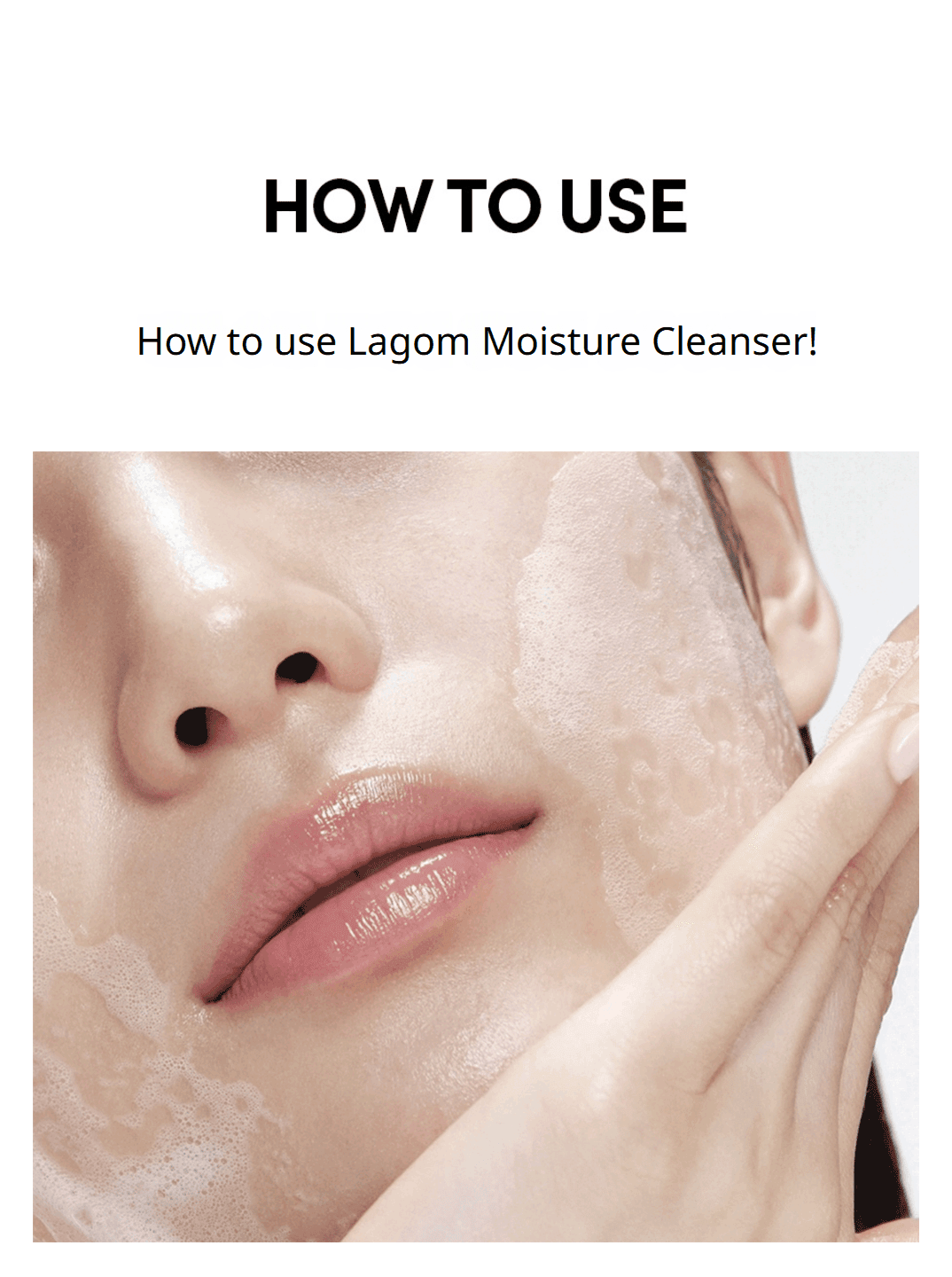 LAGOM Cellup Micro Foam Cleanser 4.05 fl. oz.(120ml) detail 4