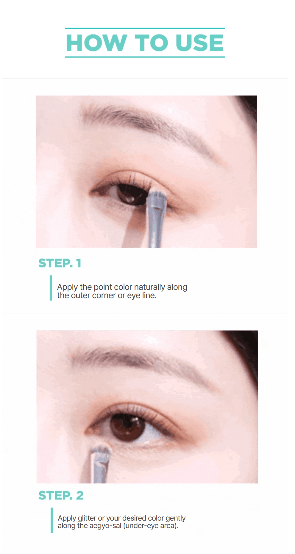 Fillimilli Point Eyeshadow Brush Defining 511 (1ea) detail 4