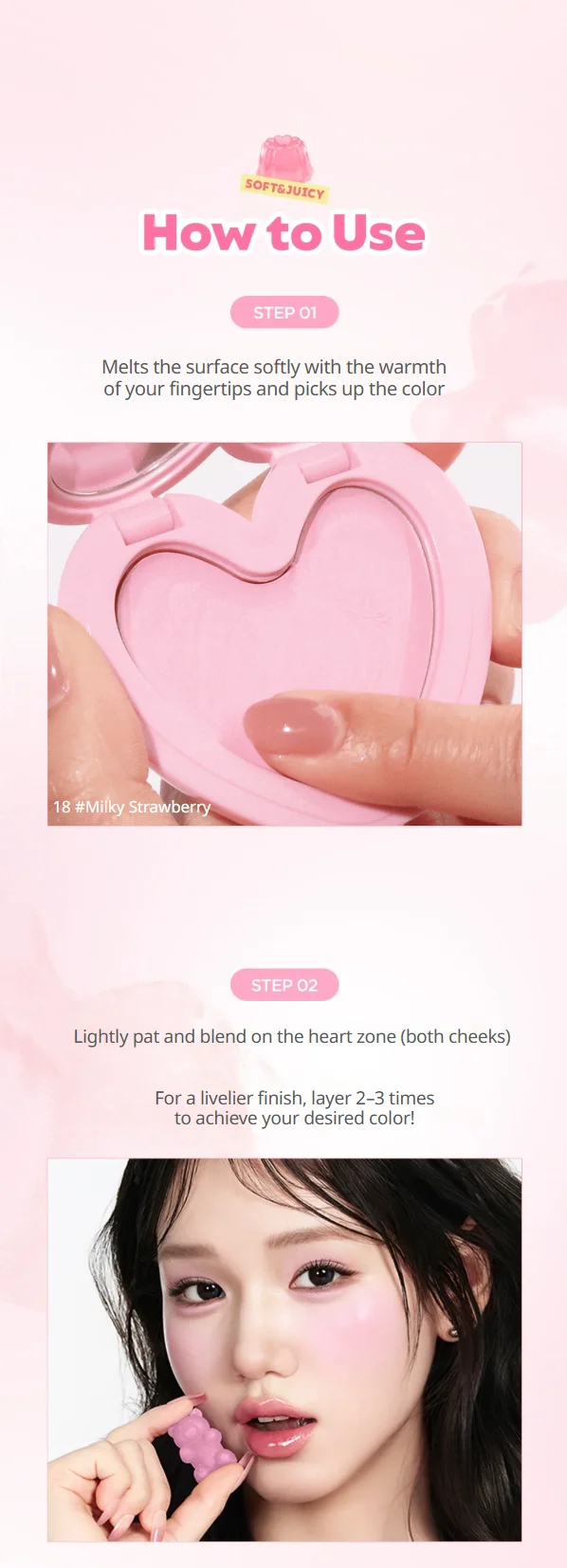 [11colors] lilybyred Luv Beam Cheek Balm 0.12 oz.(3.5g) detail 13