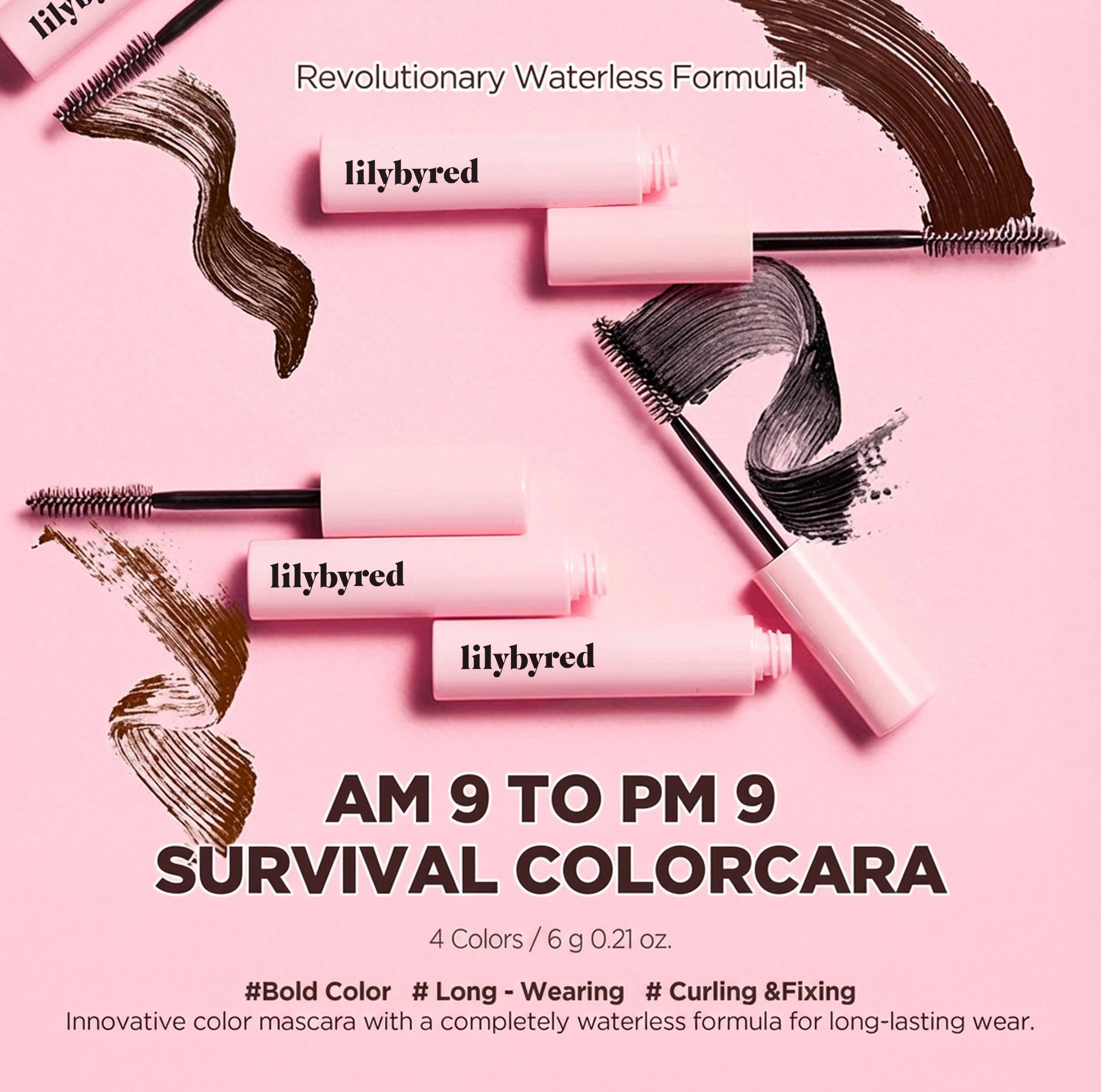 [4colors] lilybyred Am9 To Pm9 Survival Colorcara 0.21 oz.(6g) detail 1