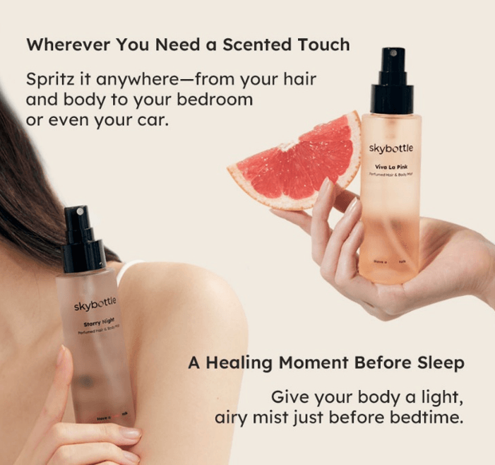[5scents] SKYBOTTLE Perfumed Hair & Body Mist 3.4 fl. oz.(100ml) detail 7