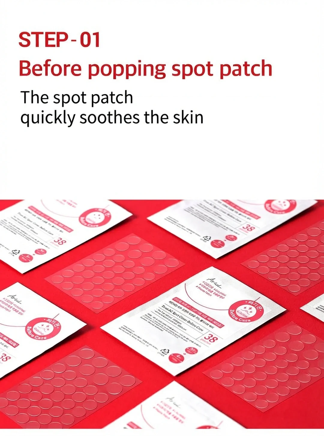 Ariul True Ac Spot Cover Duo Set 0.63 oz.(18g) x 106ea (Before Care 76ea + After Care 30ea) detail 3