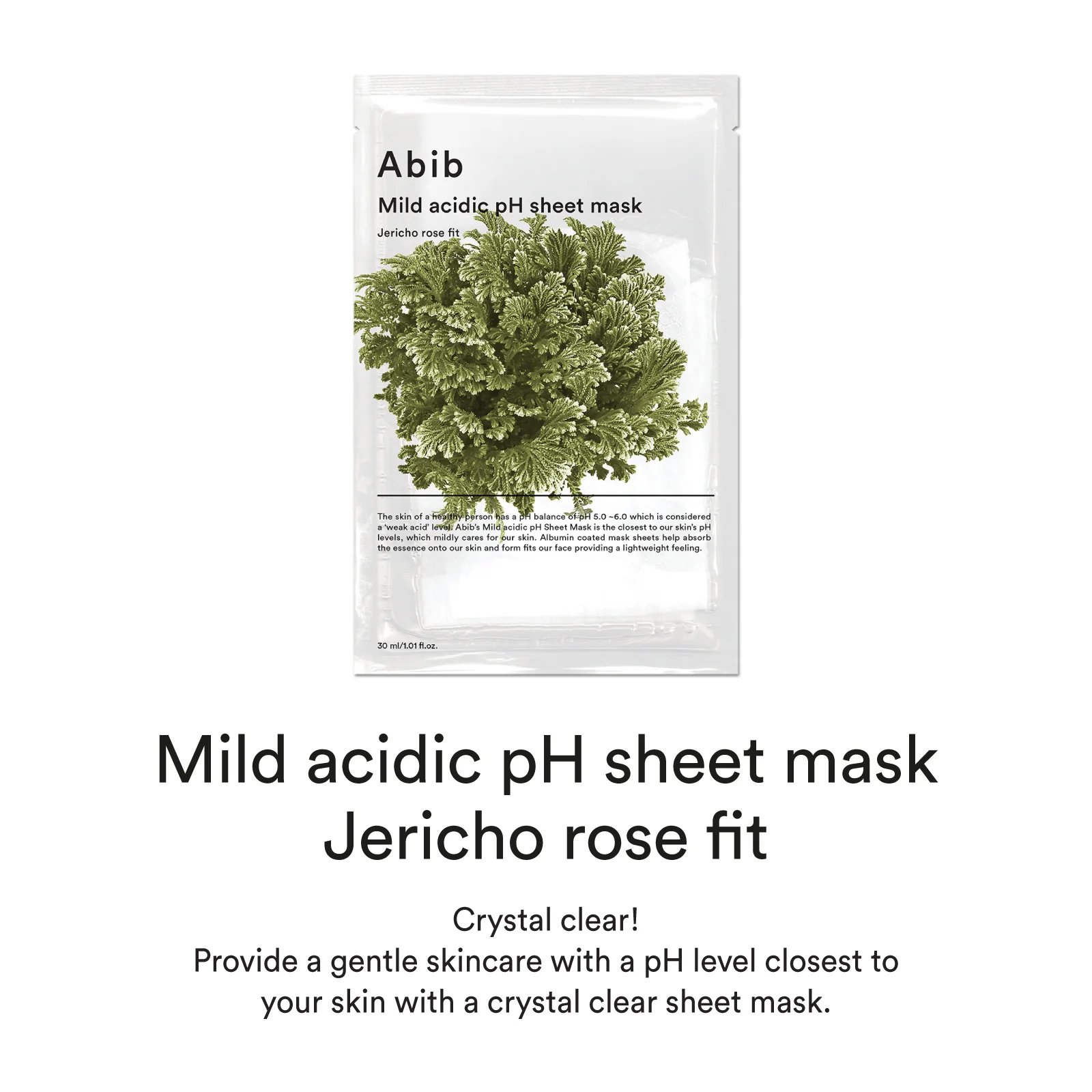 Abib Mild Acidic Ph Sheet Mask Jericho Rose Fit 1.01 fl. oz.(30ml) detail 1