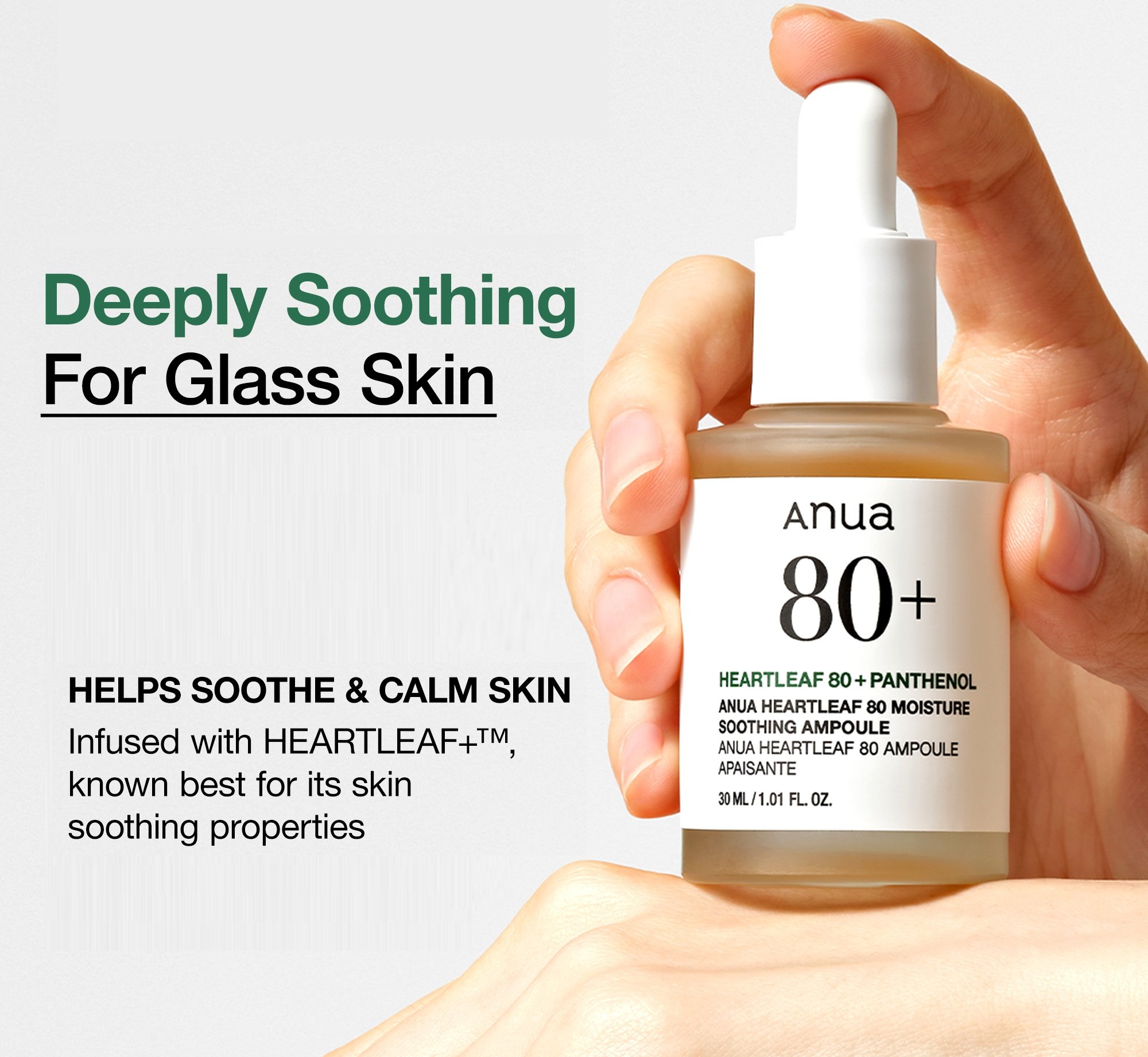 Anua Heartleaf 80 Moisture Soothing Ampoule 1.01 fl. oz.(30ml) detail 2