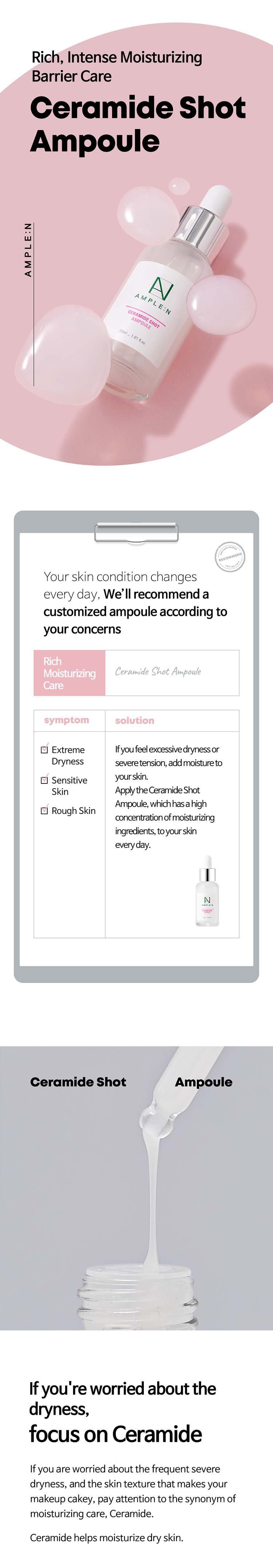AMPLE:N Ceramide Shot Ampoule 1.01 fl. oz.(30ml) detail 1