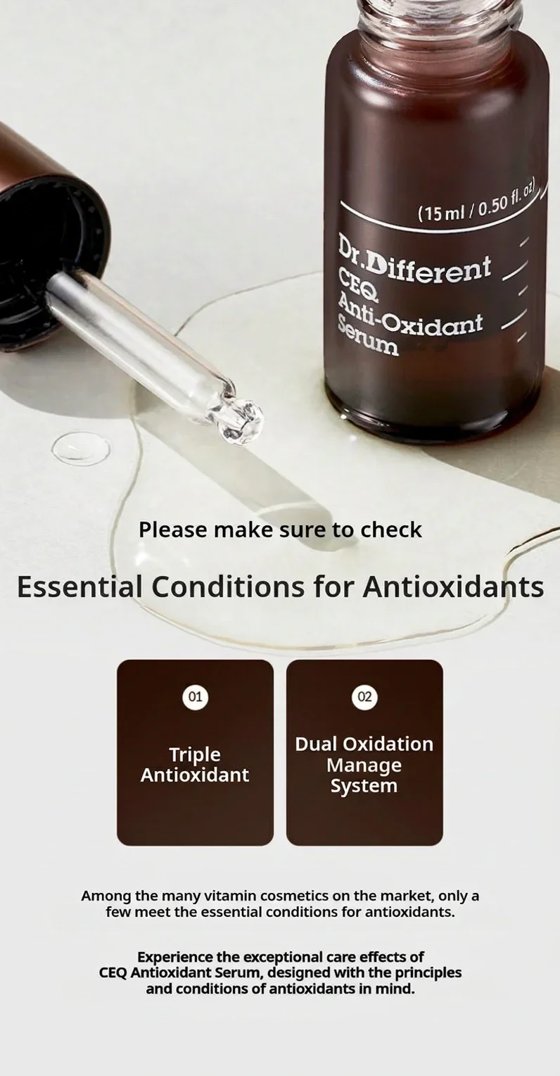 Dr.Different Ceq Anti Oxidant Serum 0.50 fl. oz.(15ml) detail 4