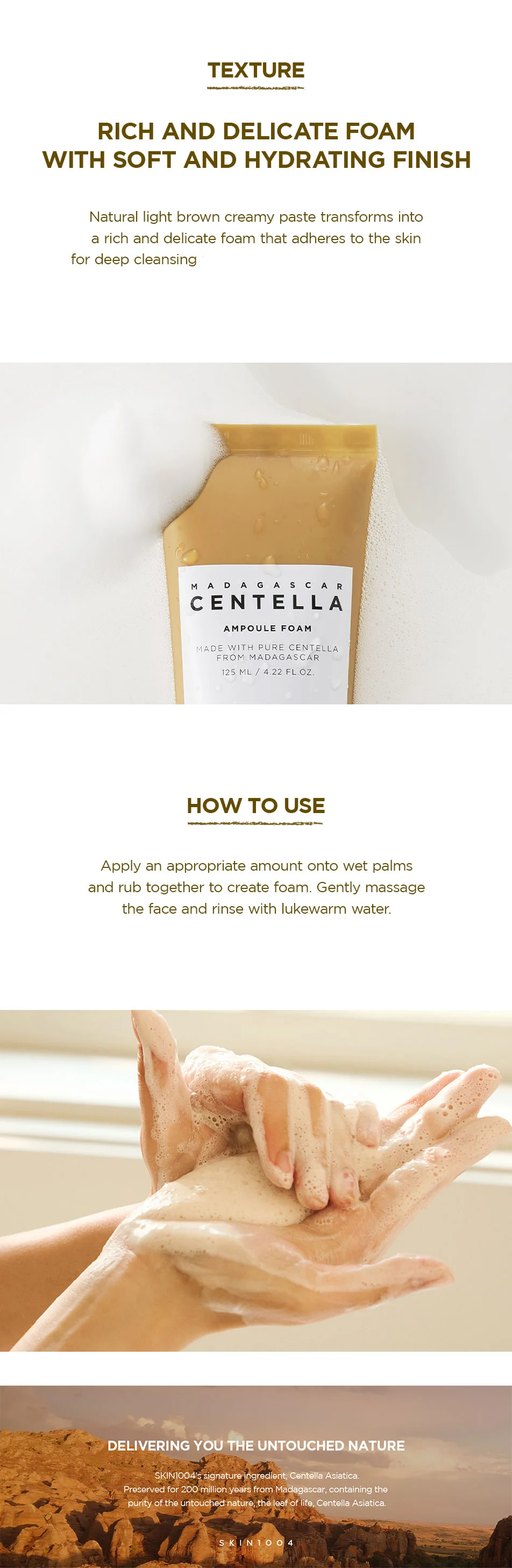 SKIN1004 Madagascar Centella Ampoule Foam 4.22 fl. oz.(125ml) detail 3