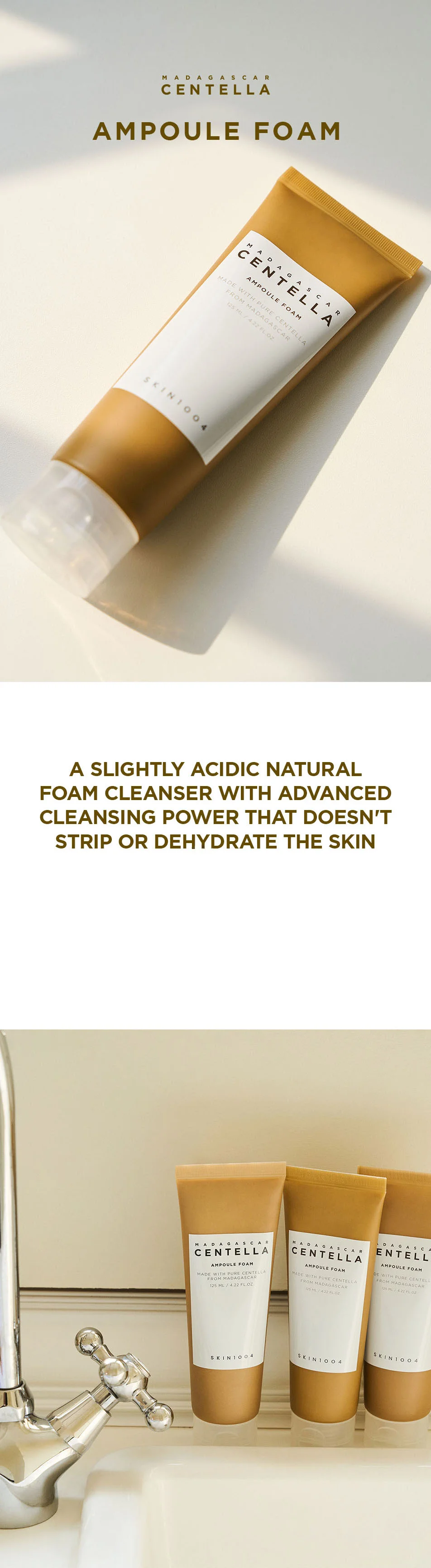 SKIN1004 Madagascar Centella Ampoule Foam 4.22 fl. oz.(125ml) detail 1
