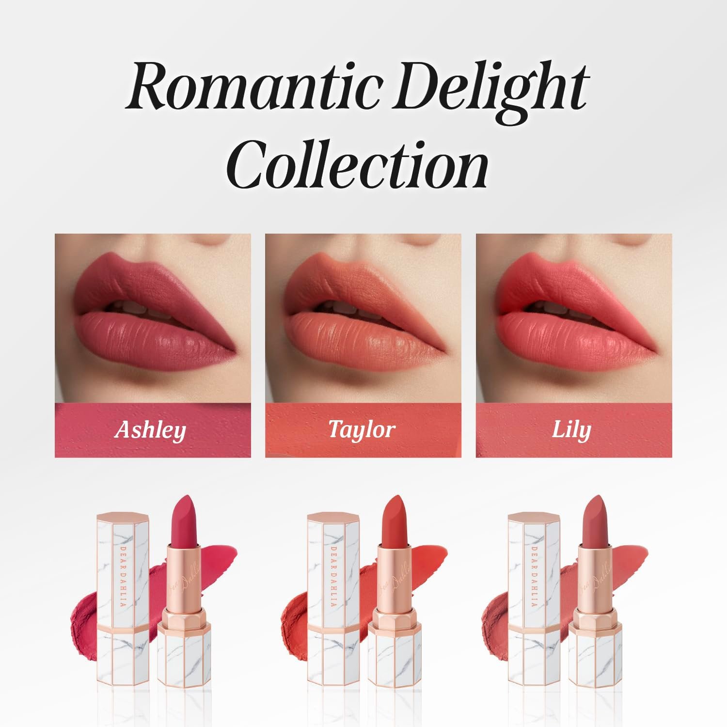 [5colors] DEAR DAHLIA Effortless Matte Lipstick 0.11 oz.(3.2g) detail 4