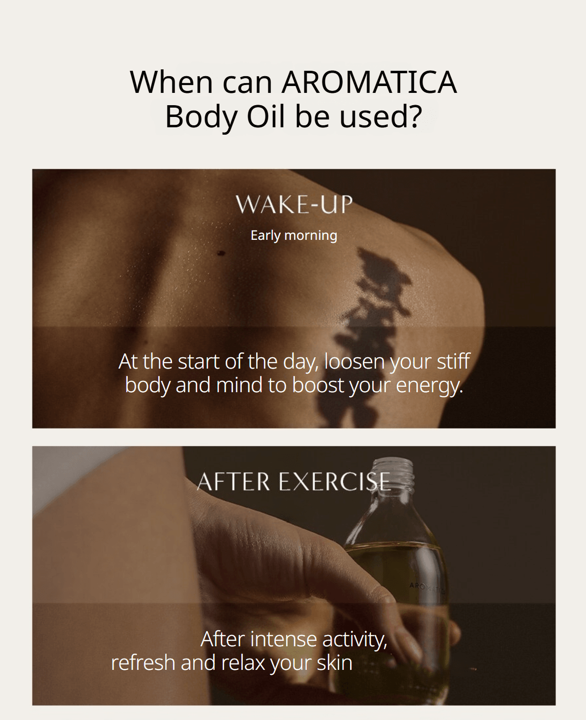 AROMATICA Serene Body Oil Lavender & Marjoram 3.3 fl oz (100ml) detail 6