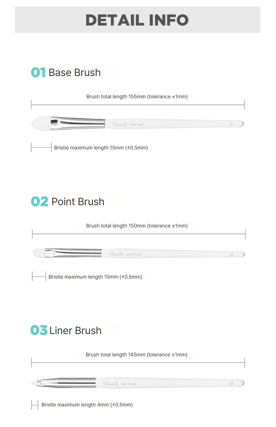 Fillimilli Eye Brush Pro Collection detail 5