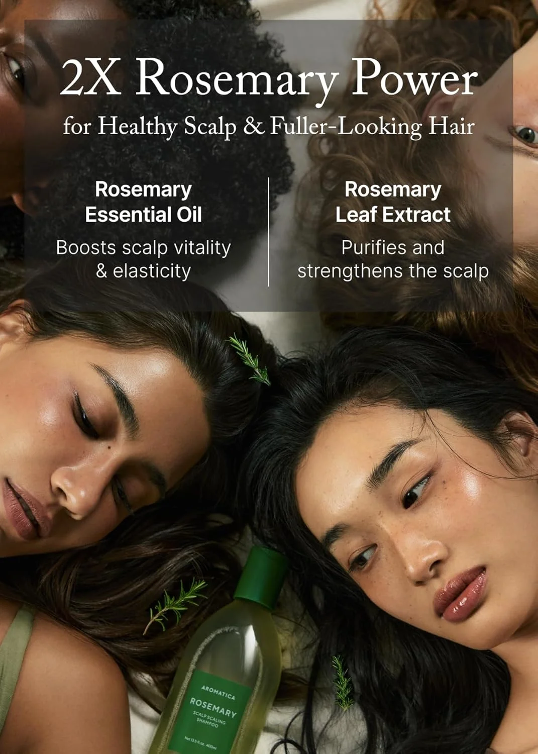 AROMATICA Rosemary Scalp Scaling Shampoo 13.5 fl. oz.(400ml) detail 2