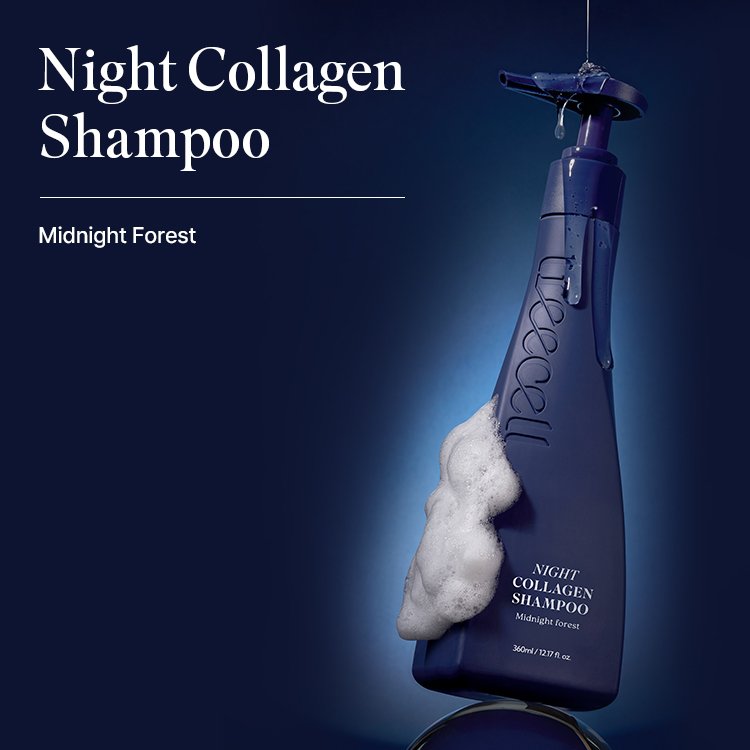 Treecell Night Collagen Shampoo Midnight Forest 12.17 fl. oz.(360ml) detail 1