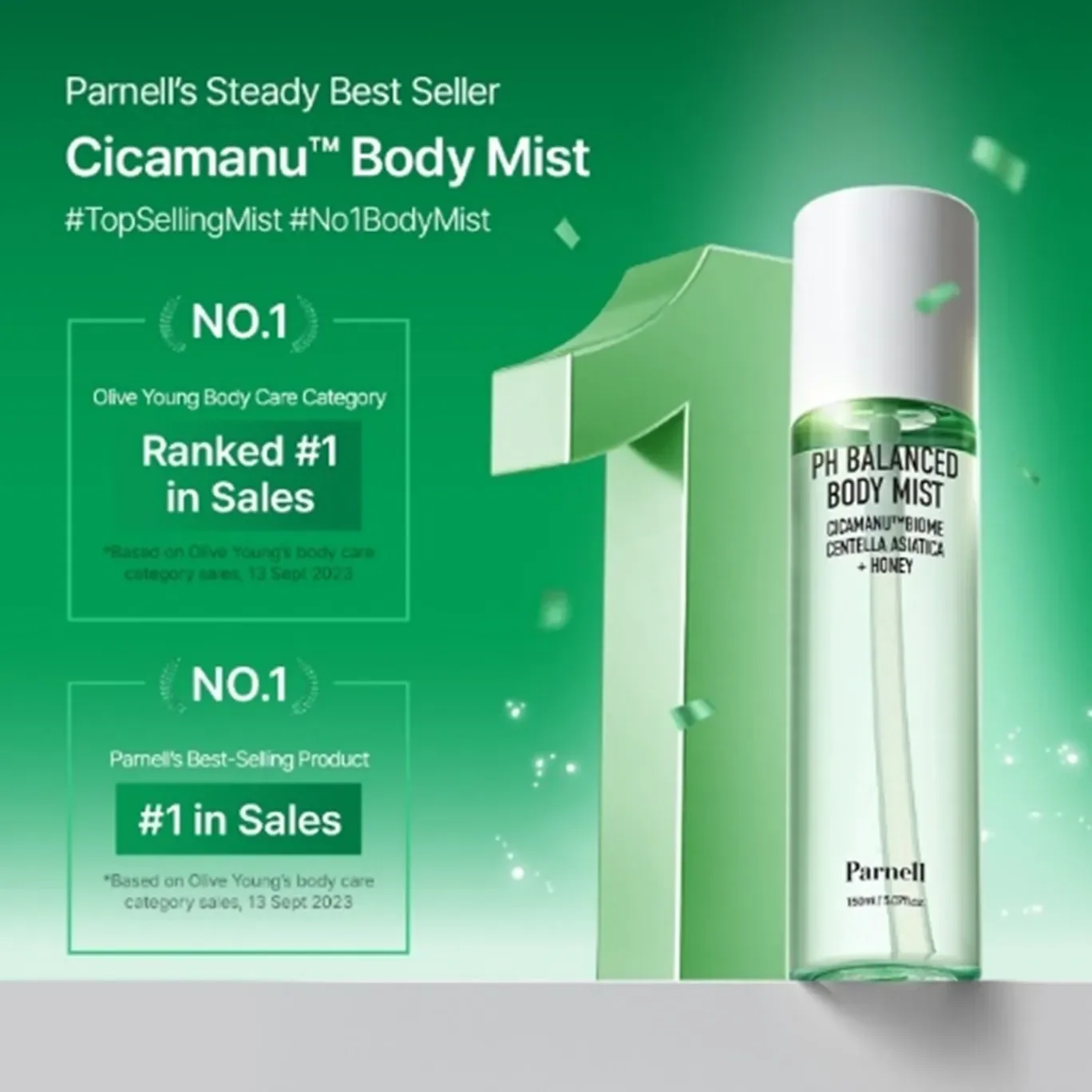 PARNELL Cicamanu Ph Balanced Body Mist 5.07 fl. oz.(150ml) detail 2