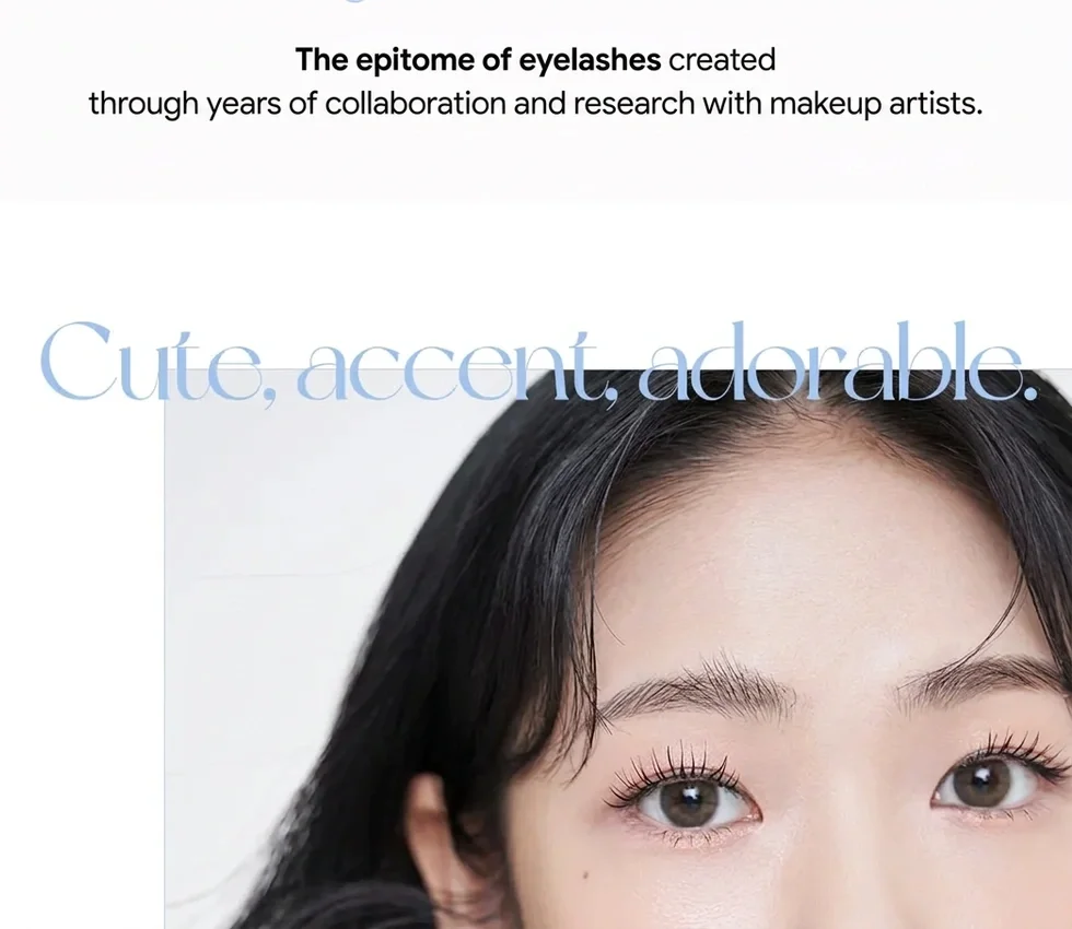 [2types] Piccasso Eyeme x Makeup Artist Collaboration Eye Lash detail 16