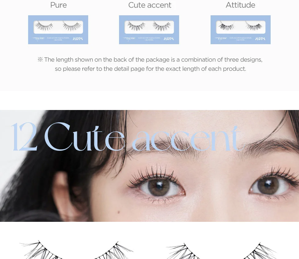 [2types] Piccasso Eyeme x Makeup Artist Collaboration Eye Lash detail 14