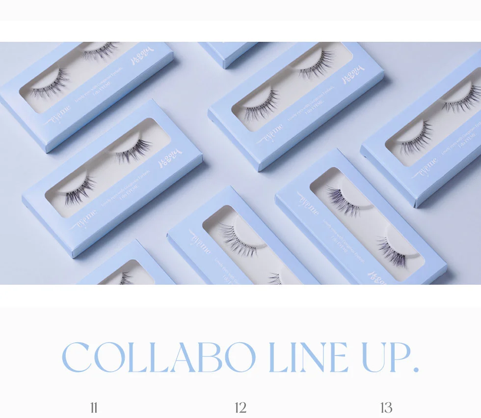 [2types] Piccasso Eyeme x Makeup Artist Collaboration Eye Lash detail 13