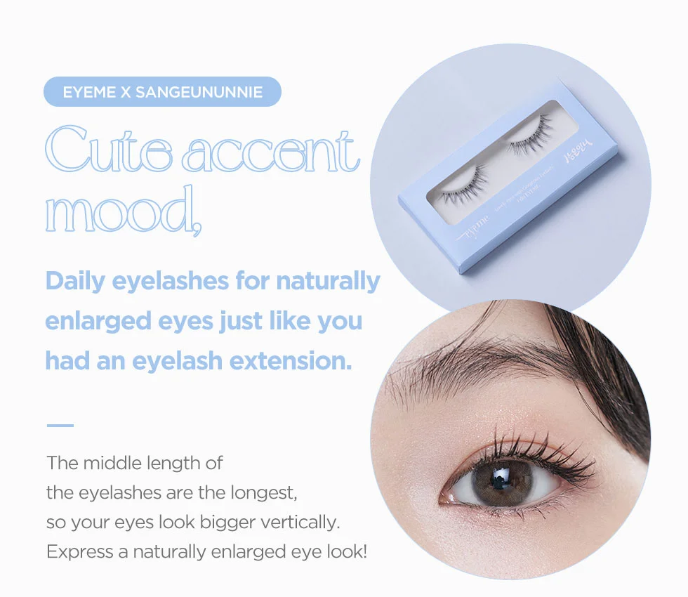 [2types] Piccasso Eyeme x Makeup Artist Collaboration Eye Lash detail 7