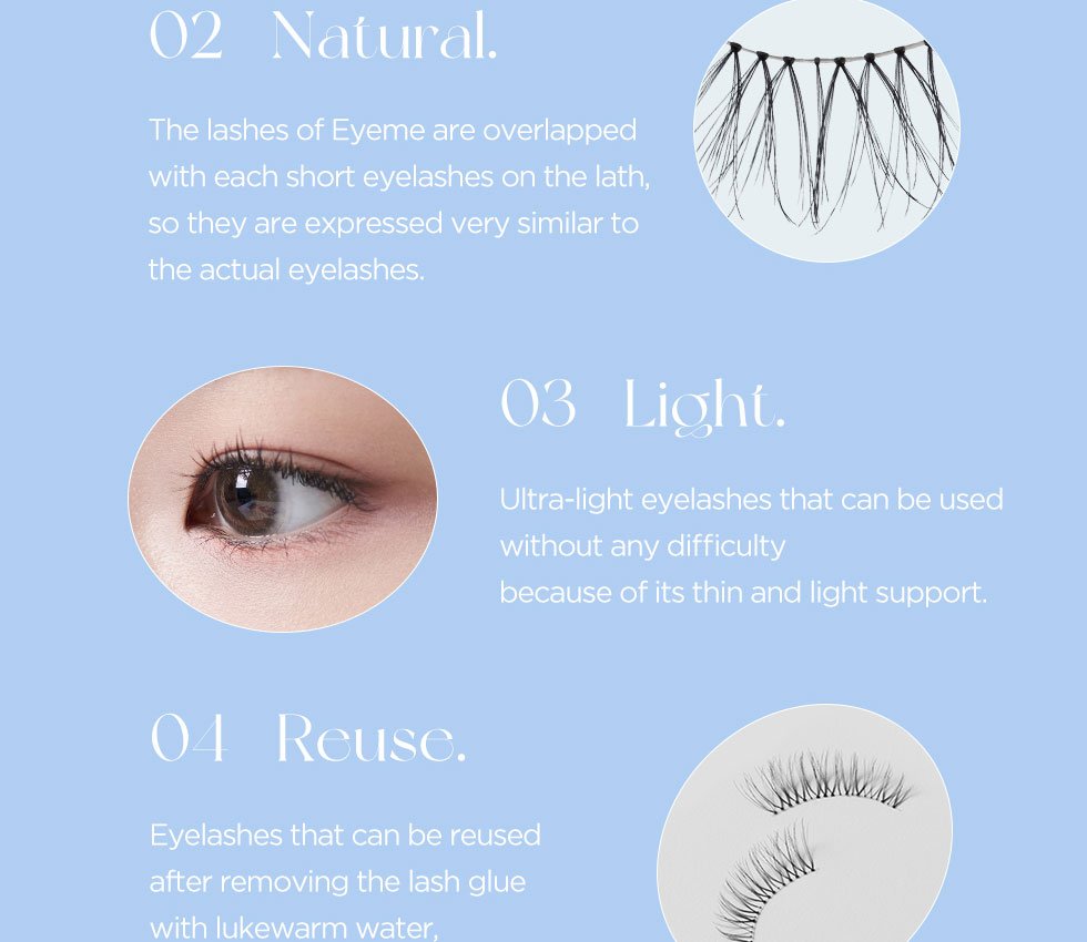 [2types] Piccasso Eyeme x Makeup Artist Collaboration Eye Lash detail 11