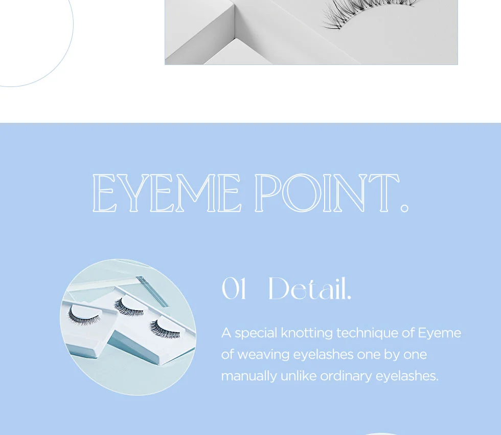 [2types] Piccasso Eyeme x Makeup Artist Collaboration Eye Lash detail 10