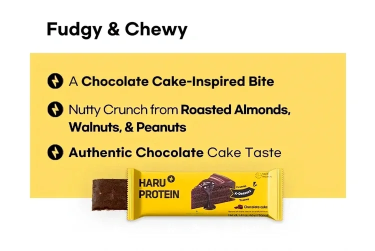 proteinmill Haru Protein Bar Z Choco Cake 1.4 oz.(40g) detail 3