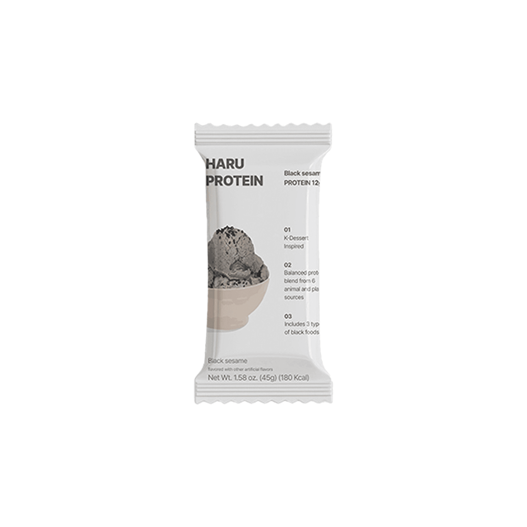 proteinmill Haru Protein Bar Black Sesame 1.5 oz.(45g) detail 1