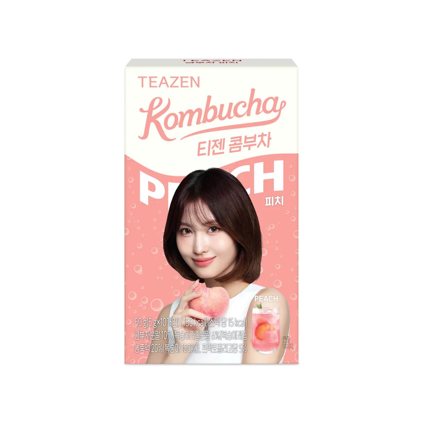 Teazen Kombucha Peach 0.18 oz.(5g) x 10ea detail 1