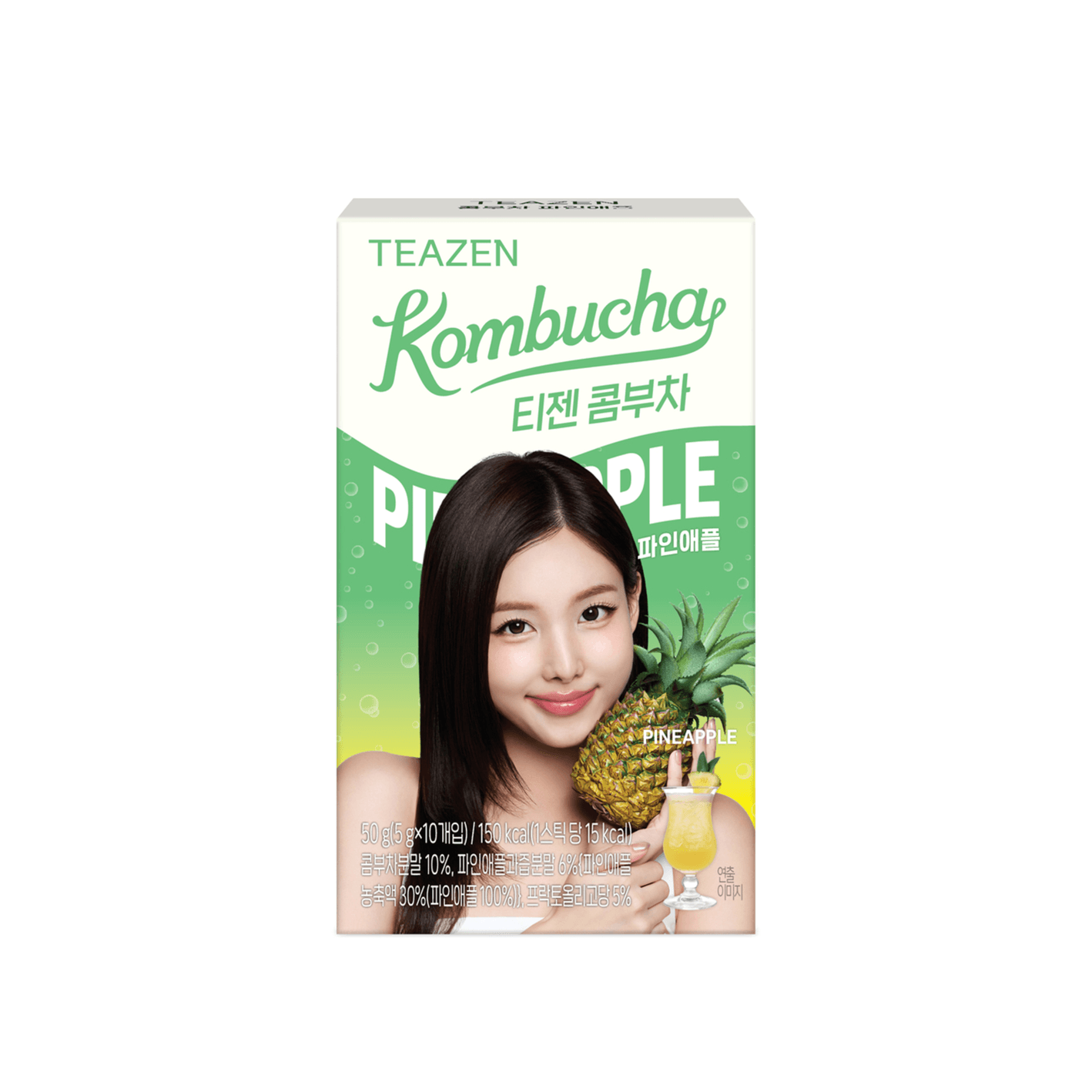 Teazen Kombucha Pineapple 0.18 oz.(5g) x 10ea detail 1