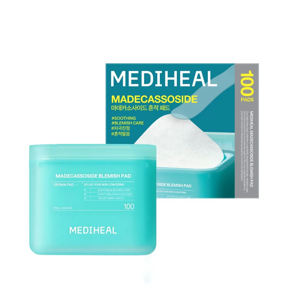 MEDIHEAL Madecassoside Blemish Pad 100 pads 5.74 fl. oz.(170ml)