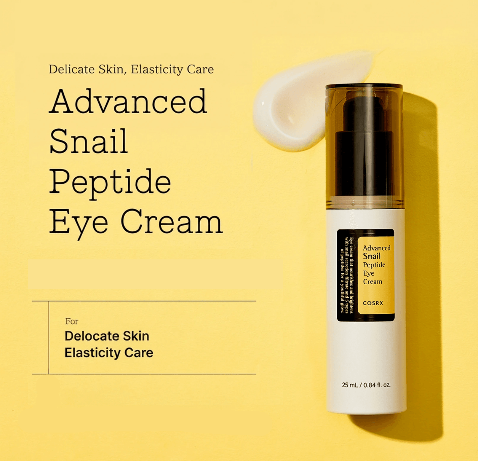 COSRX Advanced Snail Peptide Eye Cream 0.85 fl. oz.(25ml) detail 1