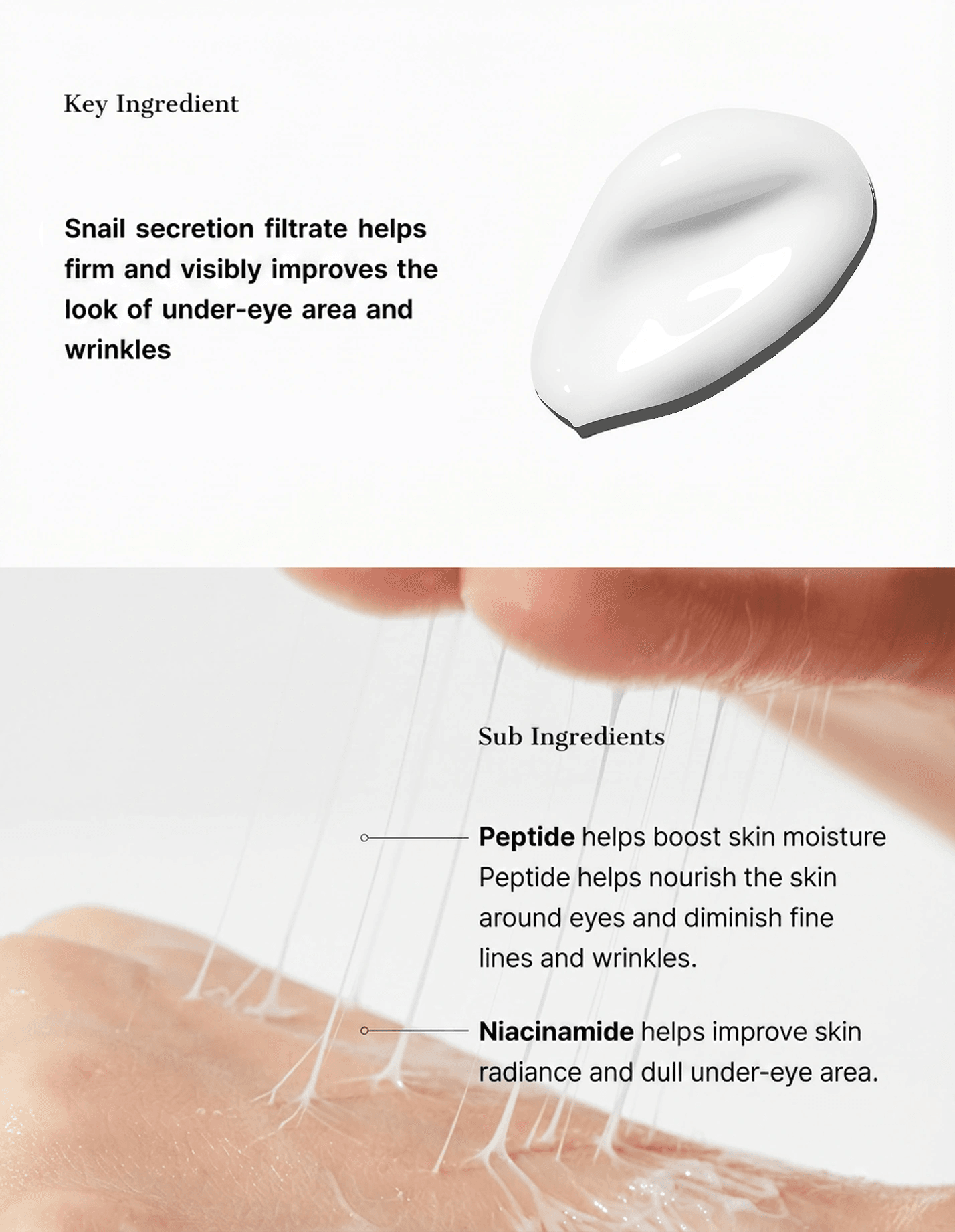 COSRX Advanced Snail Peptide Eye Cream 0.85 fl. oz.(25ml) detail 2