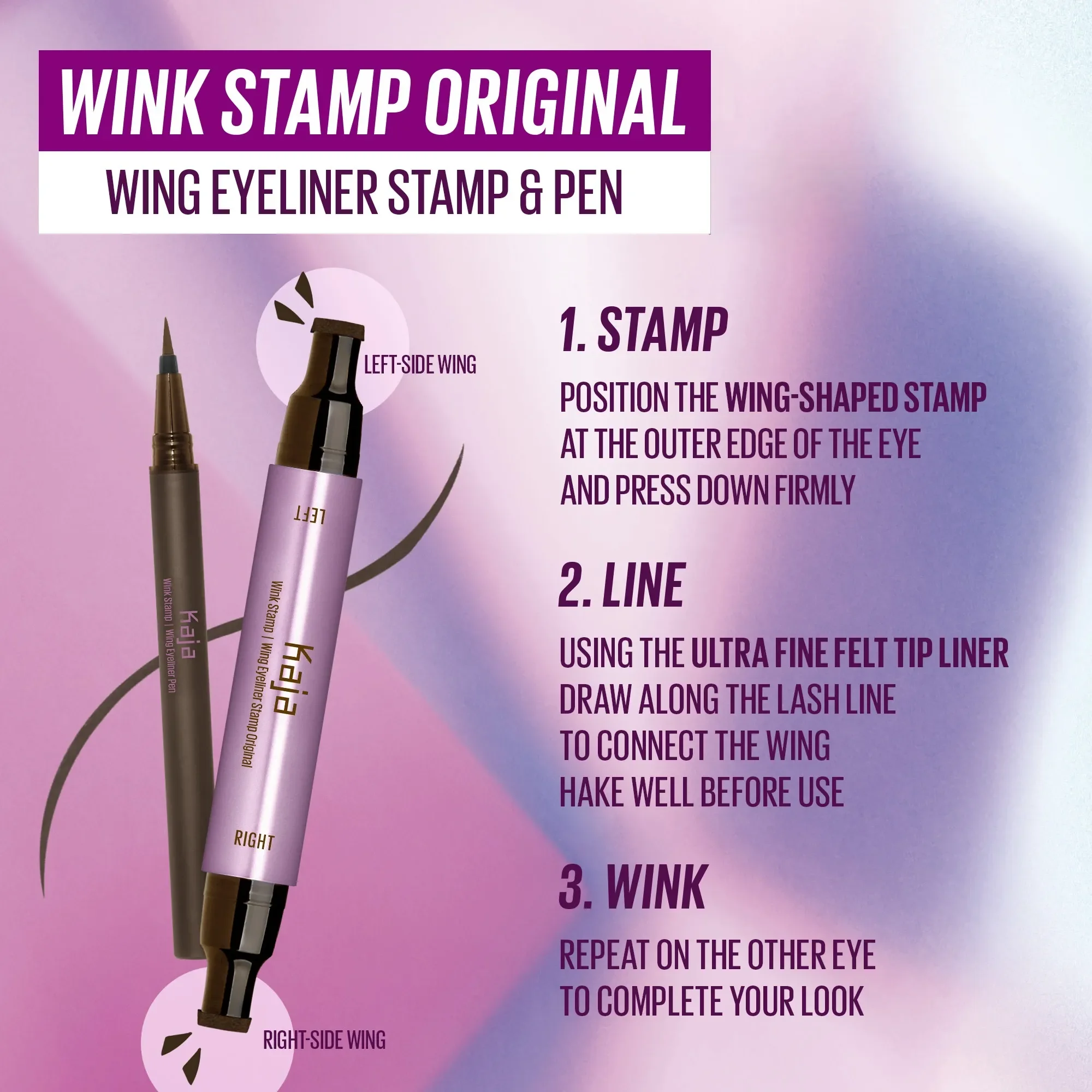 [2colors] KAJA Wink Stamp 0.10 fl. oz.(3ml) (Original / Long) detail 5