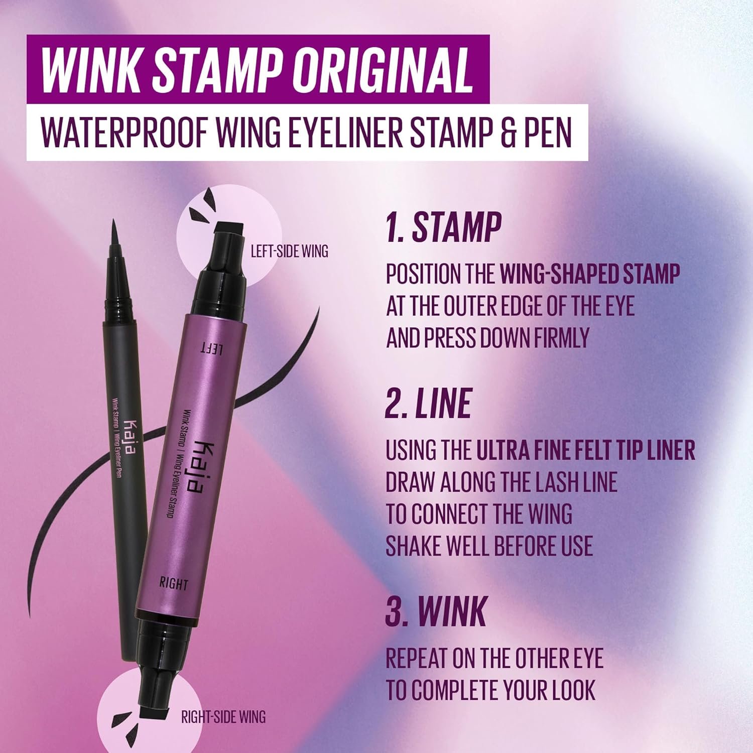 [2colors] KAJA Wink Stamp 0.10 fl. oz.(3ml) (Original / Long) detail 1