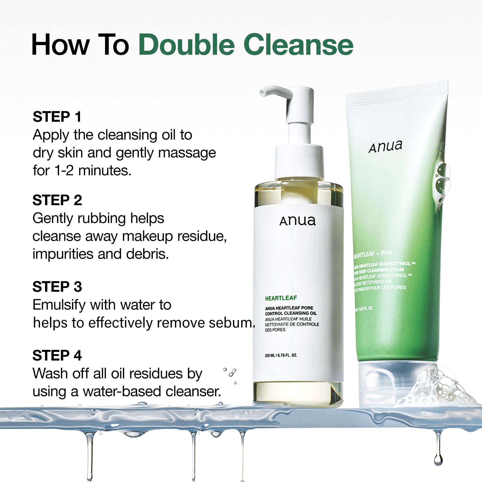 Anua Heartleaf Pore Control Cleansing Oil 6.76 fl. oz.(200ml) detail 7