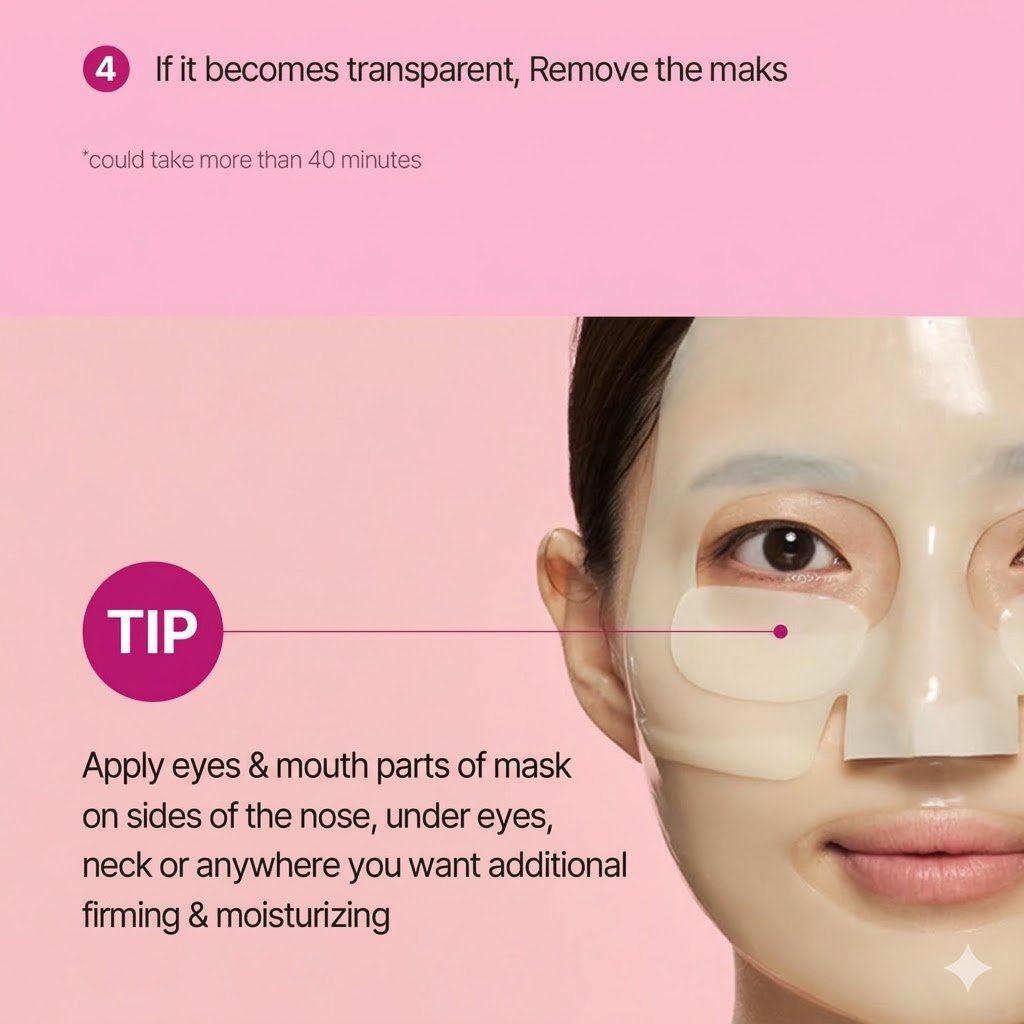 CKD Retino Collagen Small Molecule 300 Pore & Elasticity Mask 5ea 1.09 oz.(31g) detail 5