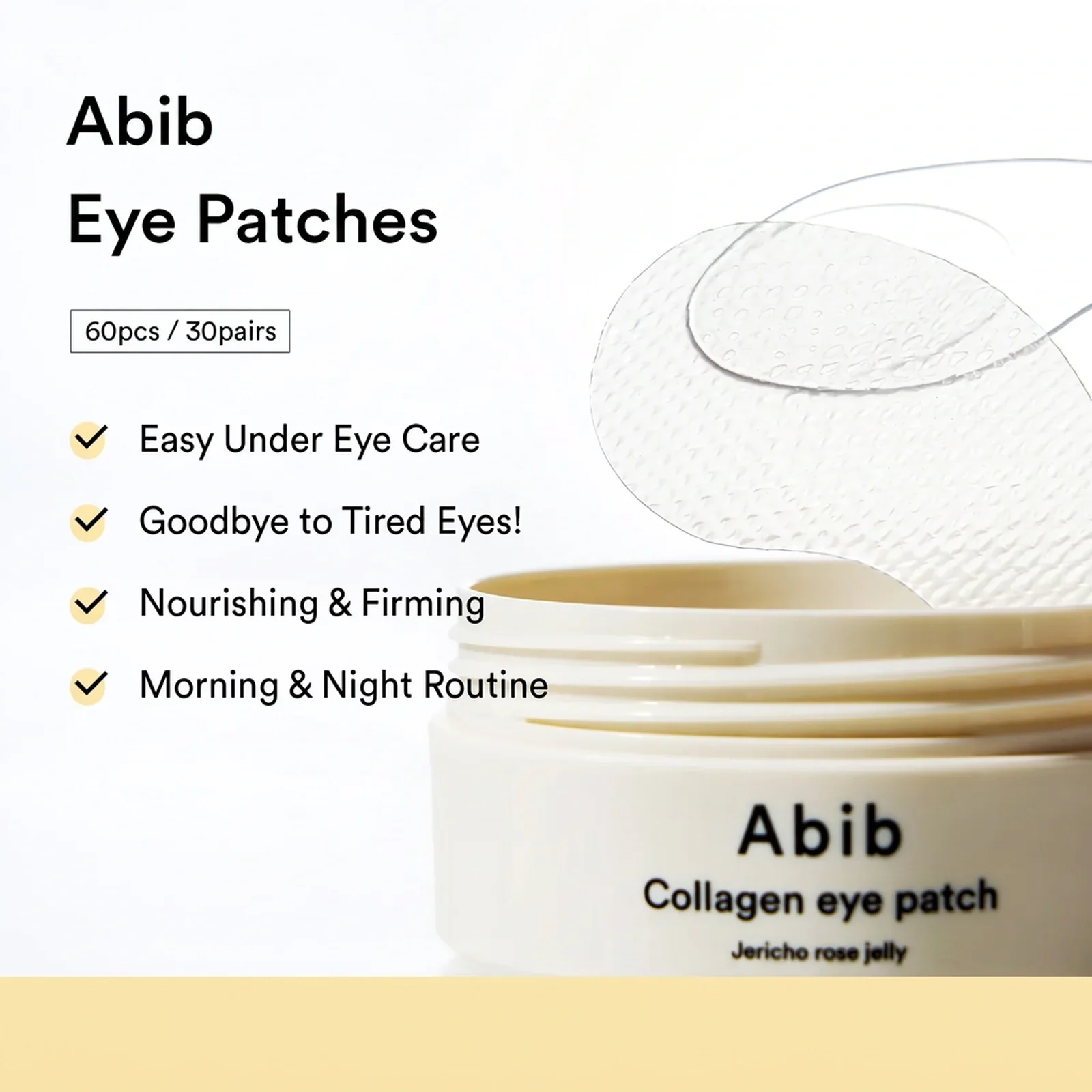 Abib Collagen Eye Patch Jericho Rose Jelly 3.17 oz.(90g) detail 2