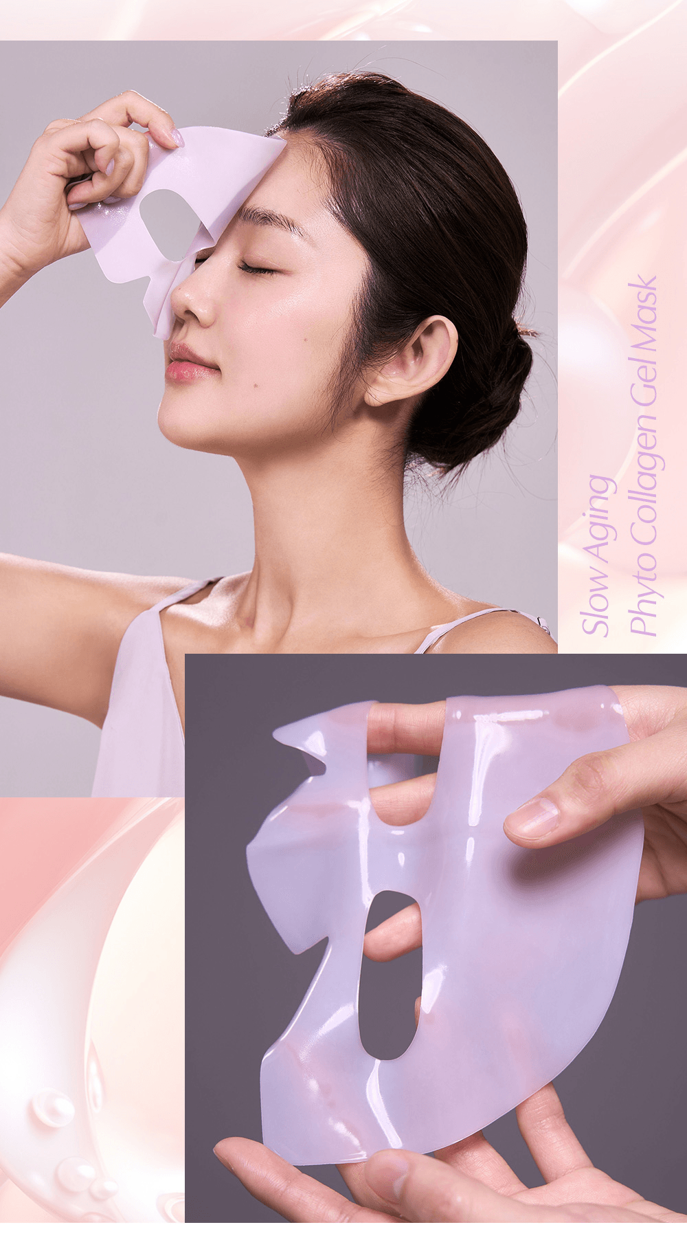 Luvum Slow Aging Phyto Collagen Gel Mask Sheet 1.34 oz.(38g) x 5p detail 3