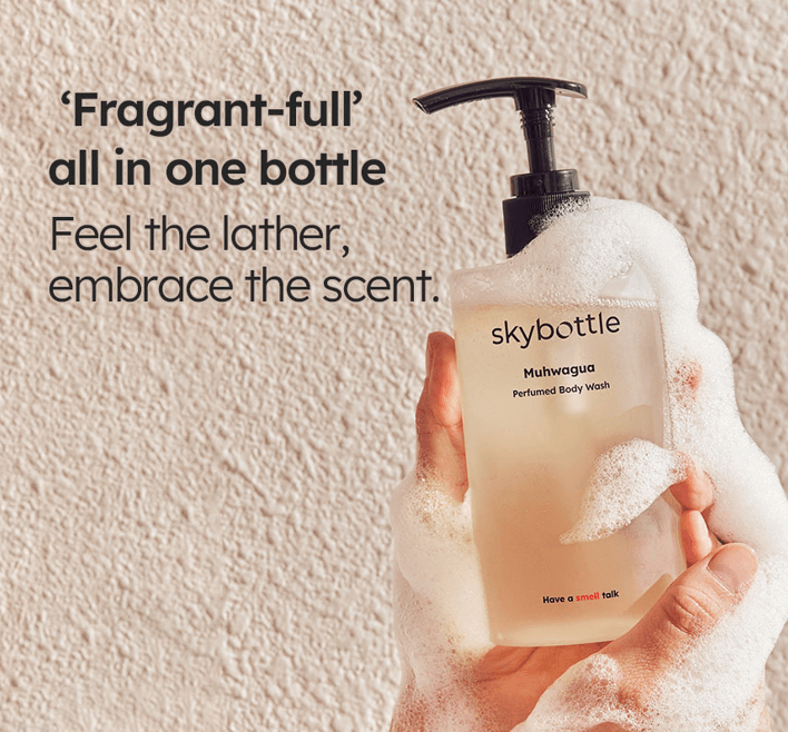[3scents] SKYBOTTLE Perfumed Body Wash 10.1 fl. oz.(300ml) detail 1