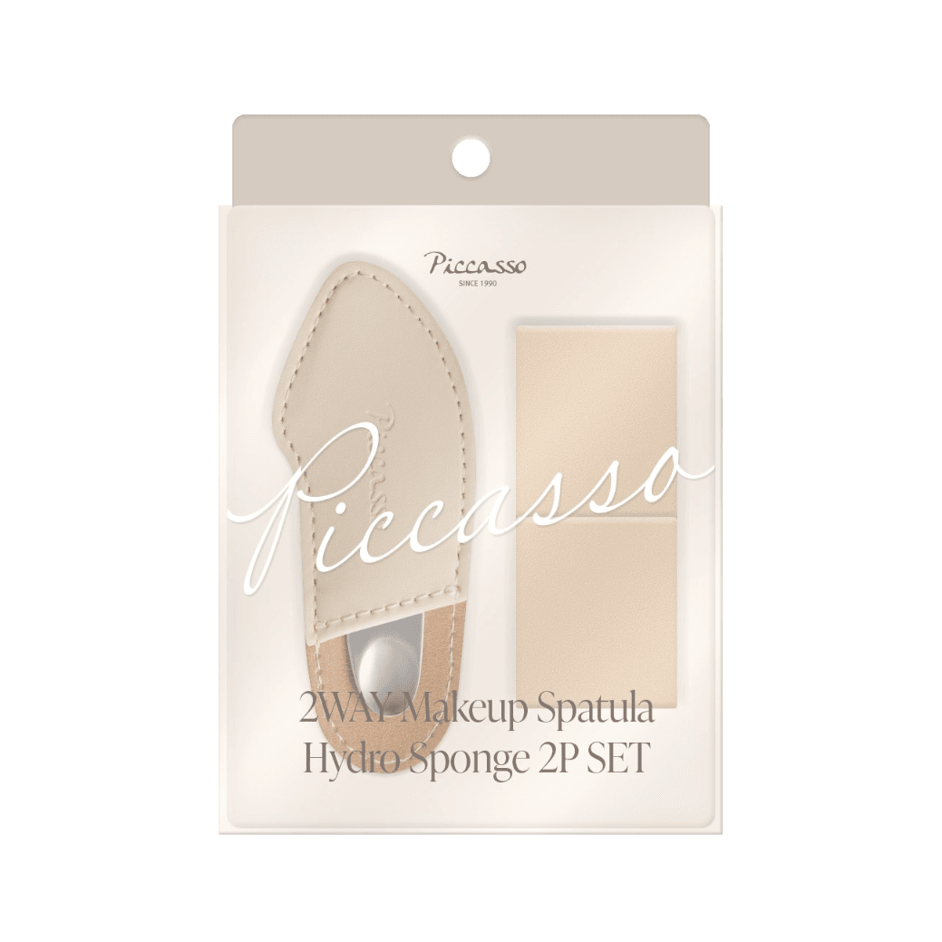 Piccasso 2way Makeup Spatula Set (+ Hydro Sponge x 2) detail 1