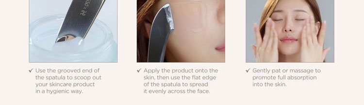 Piccasso 2way Makeup Spatula Set (+ Hydro Sponge x 2) detail 4