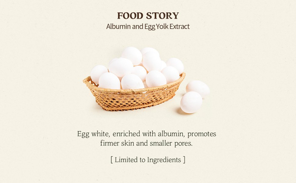 SKINFOOD Egg White Pore Mask 4.23 oz.(120g) detail 4