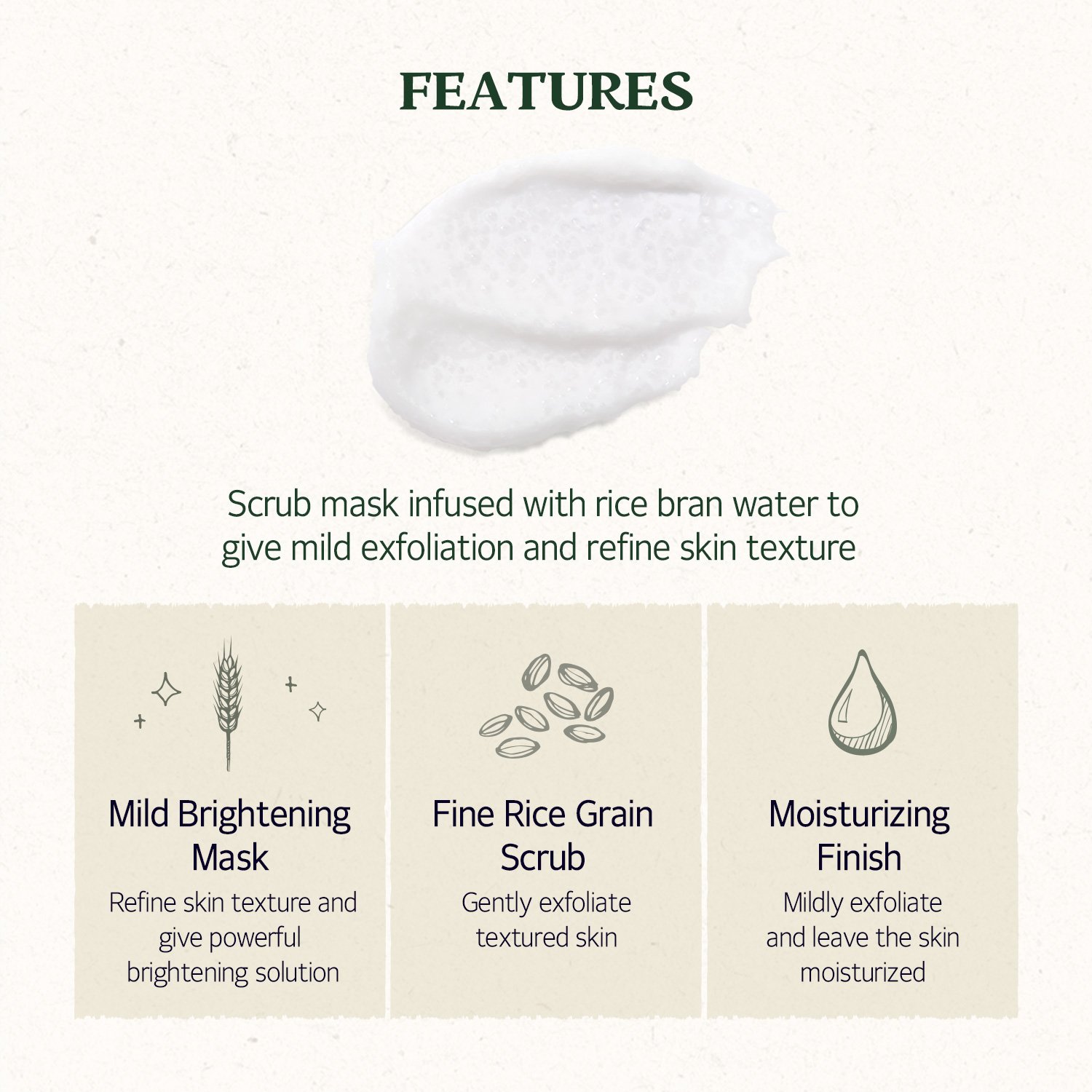 SKINFOOD Rice Mask Wash Off 4.23 oz.(120g) detail 2