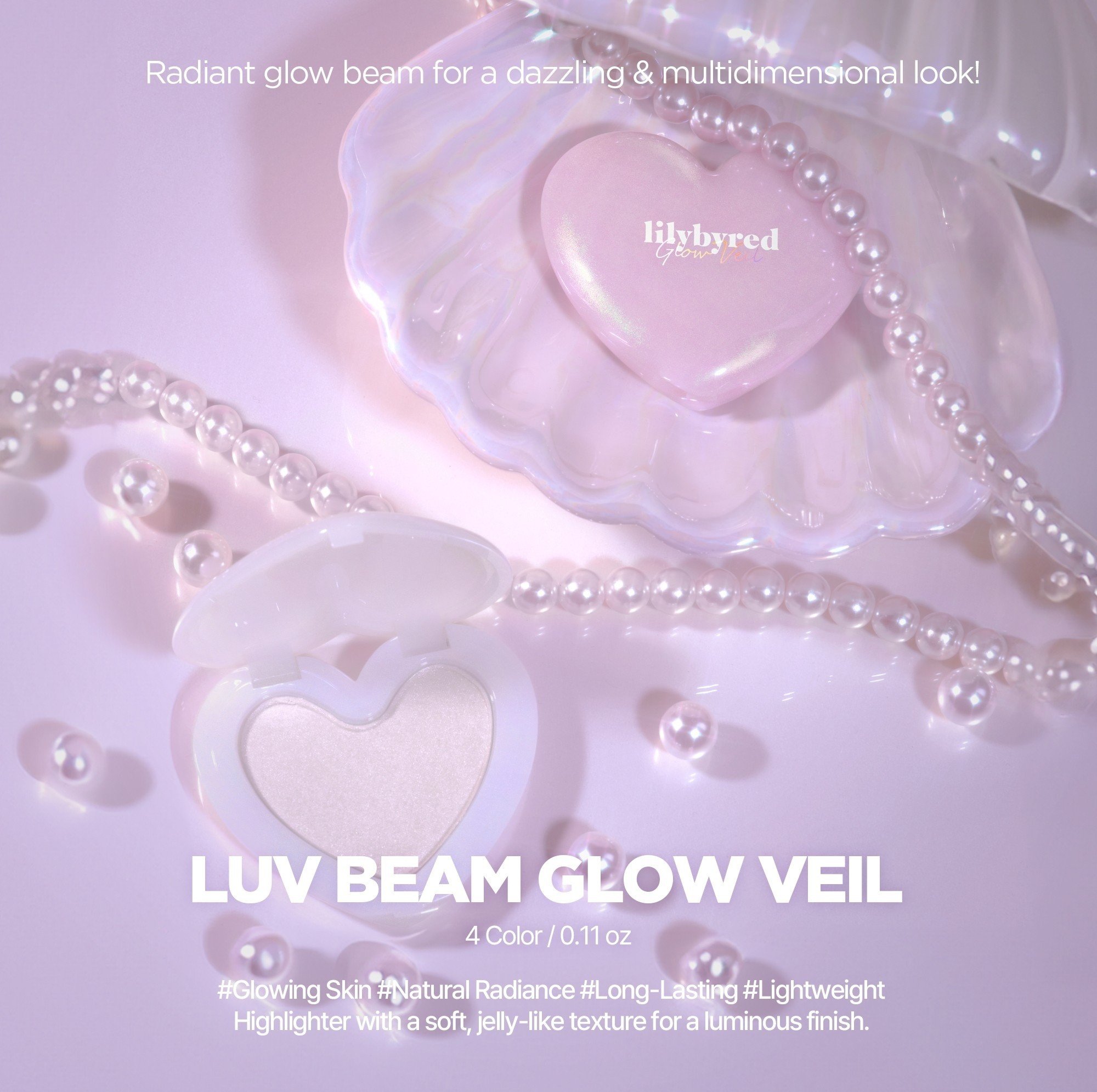 [3colors] lilybyred Luv Beam Glow Veil 0.11 oz.(3.2g) detail 1