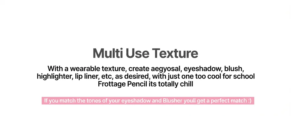 [11colors] too cool for school Frottage Pencil 0.03 oz.(1.1g) detail 6