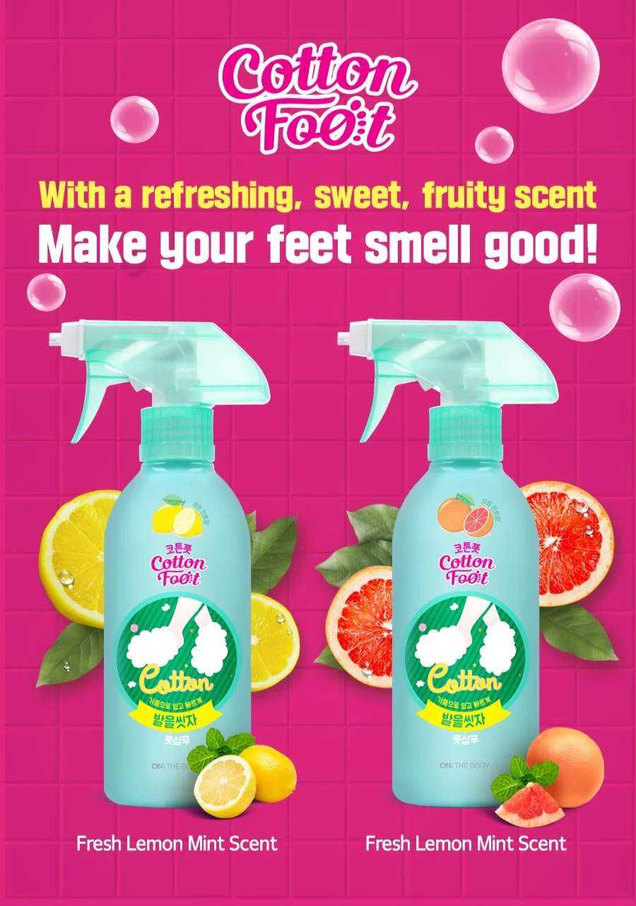 [3scents] ON:THE BODY Foot Shampoo 13.0 fl. oz.(385ml) detail 2